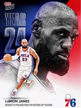 LeBron James - 2026-27 NBA Topps NOW - Card OS03 new mint 
TOPPS NOW® celebrates